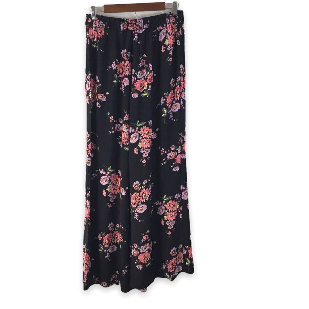 JILL Jill Stuart Floral High‎ Rise Wide Leg Pants